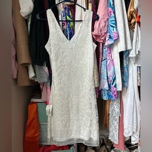 Beaded White Bridal Dress.